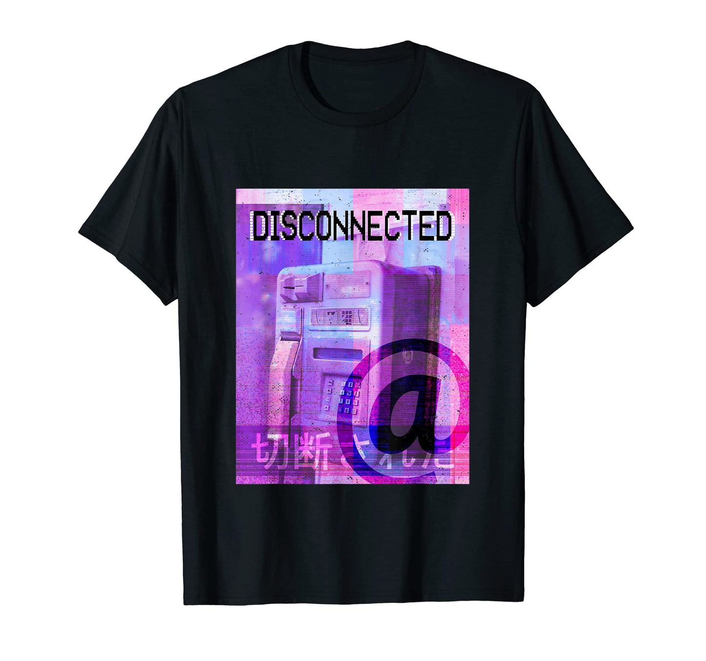 Disconnected Vaporwave Aesthetic T-Shirt - Unique Graphic for Adults