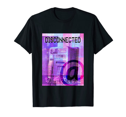 Disconnected Vaporwave Aesthetic T-Shirt - Unique Graphic for Adults