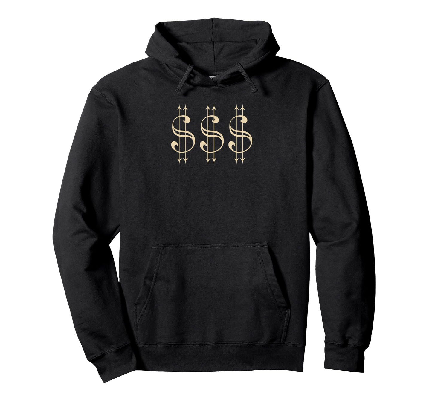 Dollar Sign Grunge Alternative Emo Alt Goth Hoodie - Graphic Print Unisex