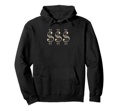 Dollar Sign Grunge Alternative Emo Alt Goth Hoodie - Graphic Print Unisex
