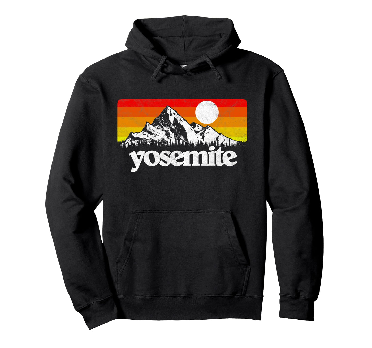 Yosemite National Park Mountains Sun Hoodie - Fun Novelty Design Men Women