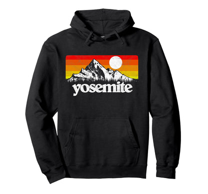 Yosemite National Park Mountains Sun Hoodie - Fun Novelty Design Men Women