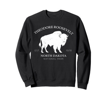 Us Theodore Roosevelt National Park Sweatshirt - Unique Graphic Unisex