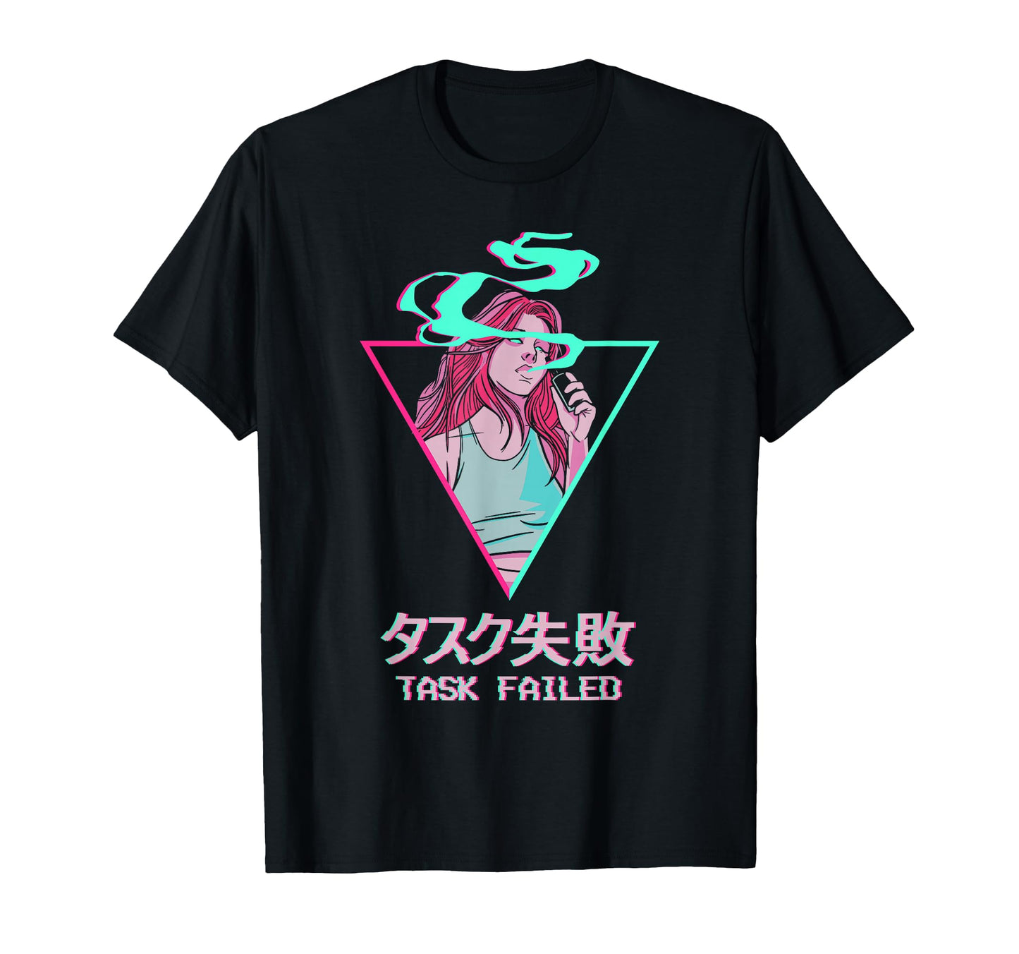 Task Failed Japanese Otaku Anime T-Shirt - Casual Everyday Wear Men Women