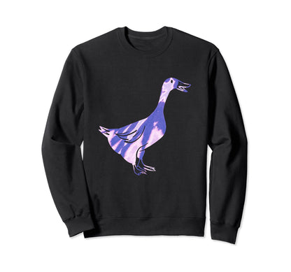Trippy Goose 1990S Grunge Vaporwave Sweatshirt - Trendy Graphic for Adults
