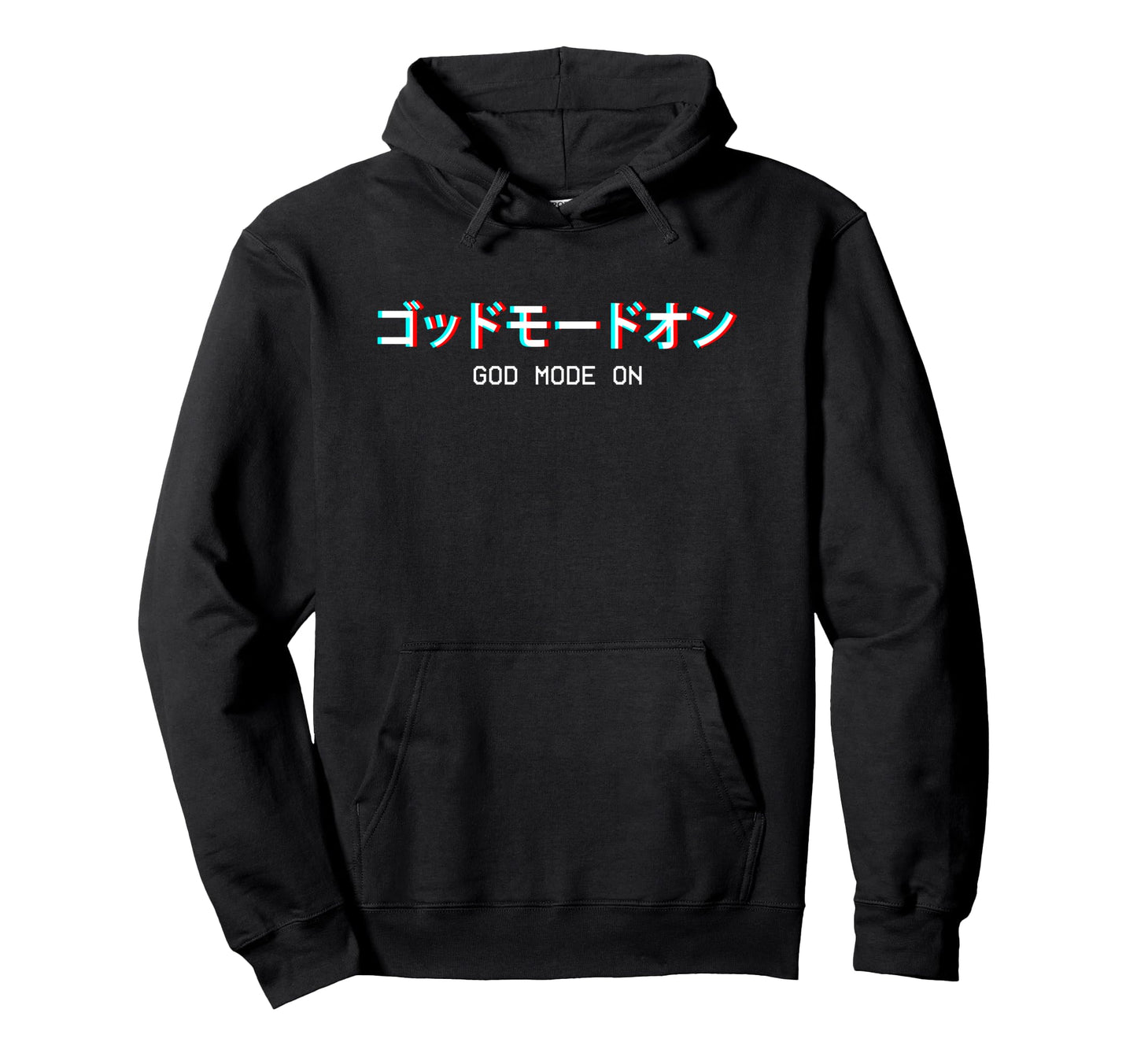 God Mode Japanese Vaporwave Aesthetic Egirl Hoodie - Graphic Print Unisex