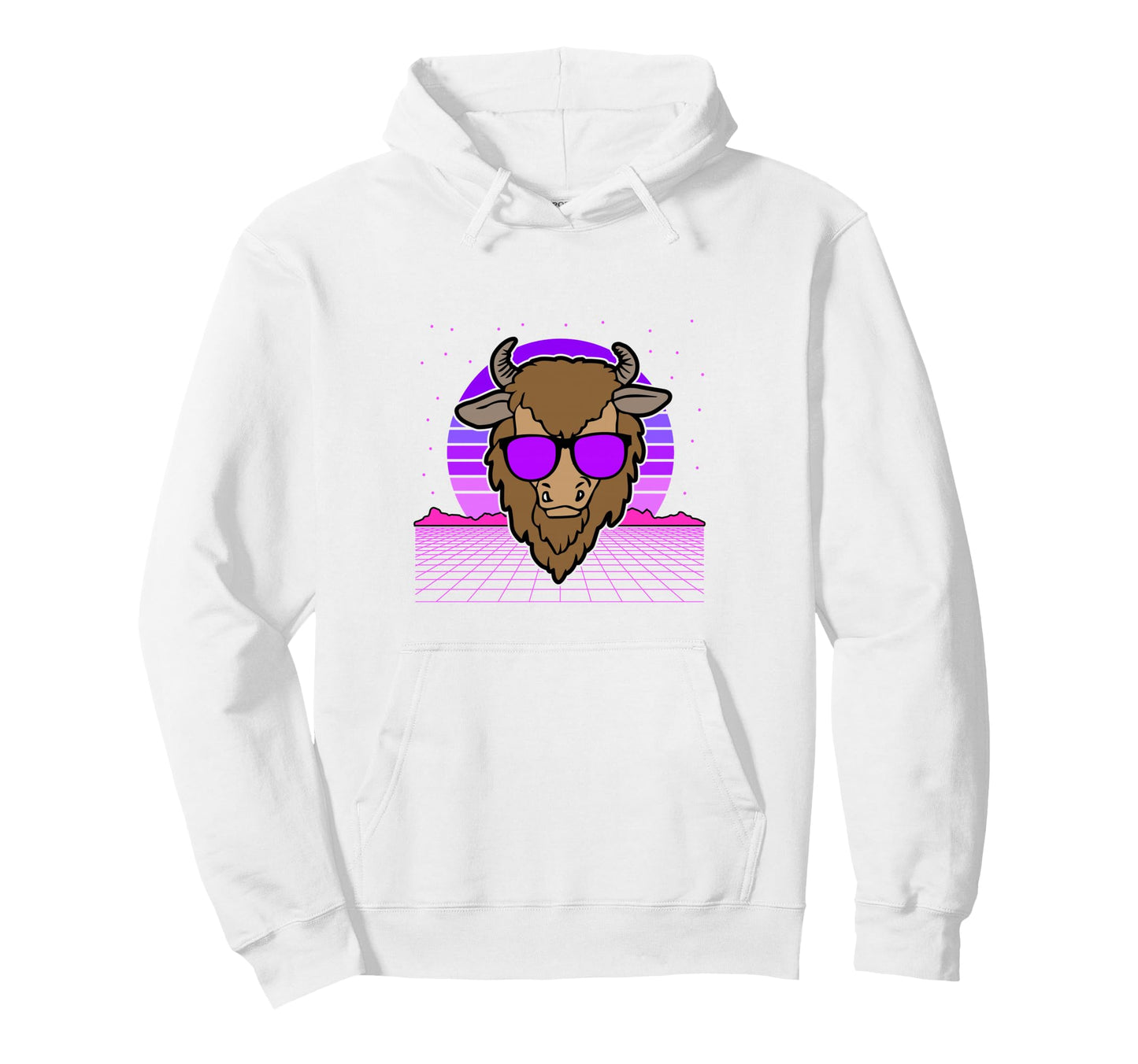 Aesthetic Vaporwave Outfits Buffalo Hoodie - Unique Graphic Unisex