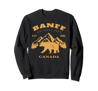 Banff National Park Canada Souvenir Sweatshirt - Graphic Print Men Women