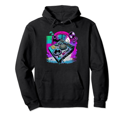 Vaporwave Aesthetic Techno Synthwave Hoodie - Streetwear Style for Adults
