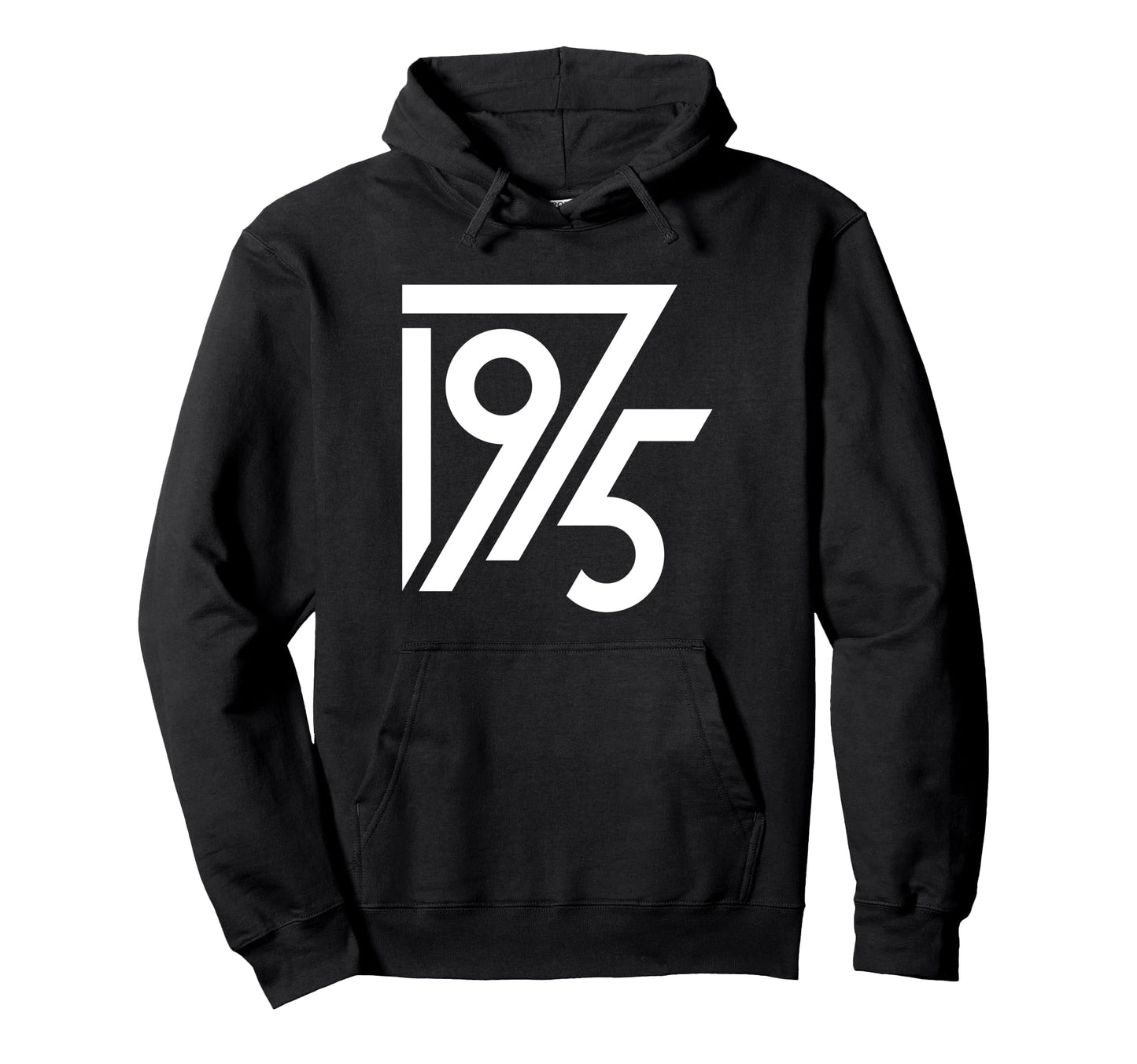 1975 Birthday Grunge Alternative Hoodie - Minimalist Print for Adults
