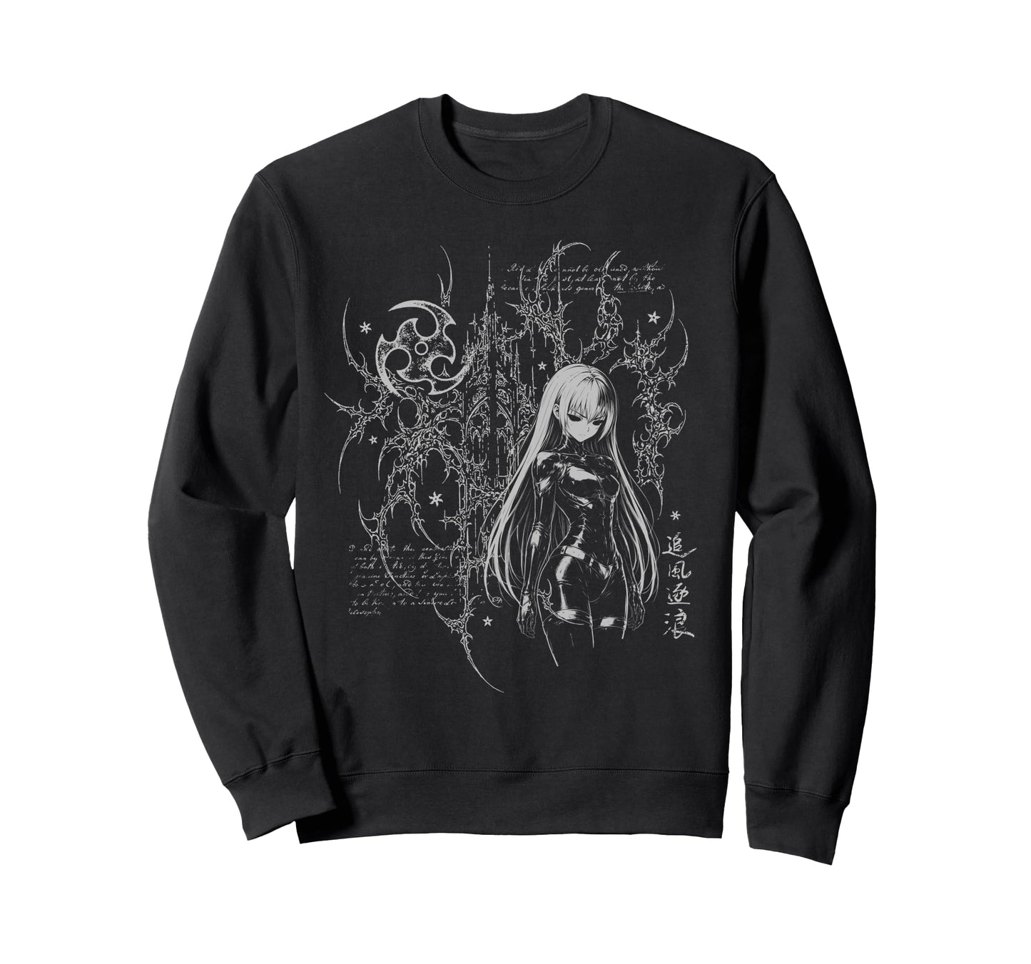Y2K Grunge Anime Goth Alt Sigilism Sweatshirt - Aesthetic Graphic Unisex