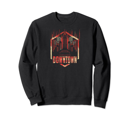 Downtown Grit 90S Grunge Urbandecay Mens Sweatshirt - Graphic Print Unisex