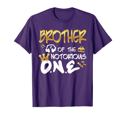 Brother Notorious One Old School 1St T-Shirt - Trendy Graphic for Adults
