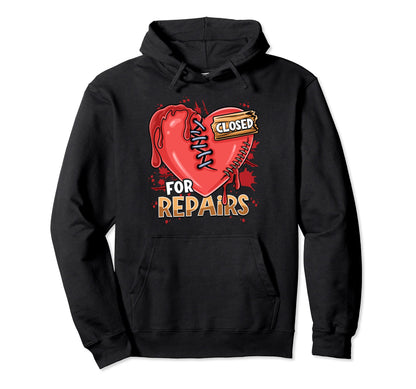 Sad Heartbreak Grunge Broken Heart Is Hoodie - Novelty Apparel Unisex