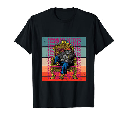 Gangsta Gorilla Oldschool Hip Hop Vibe T-Shirt - Graphic Print for Adults