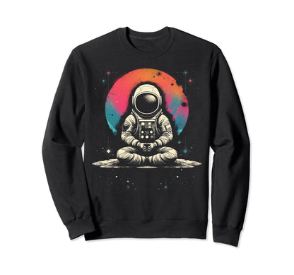 Astronaut Space Distressed 90S Grunge Sweatshirt - Streetwear Style Unisex