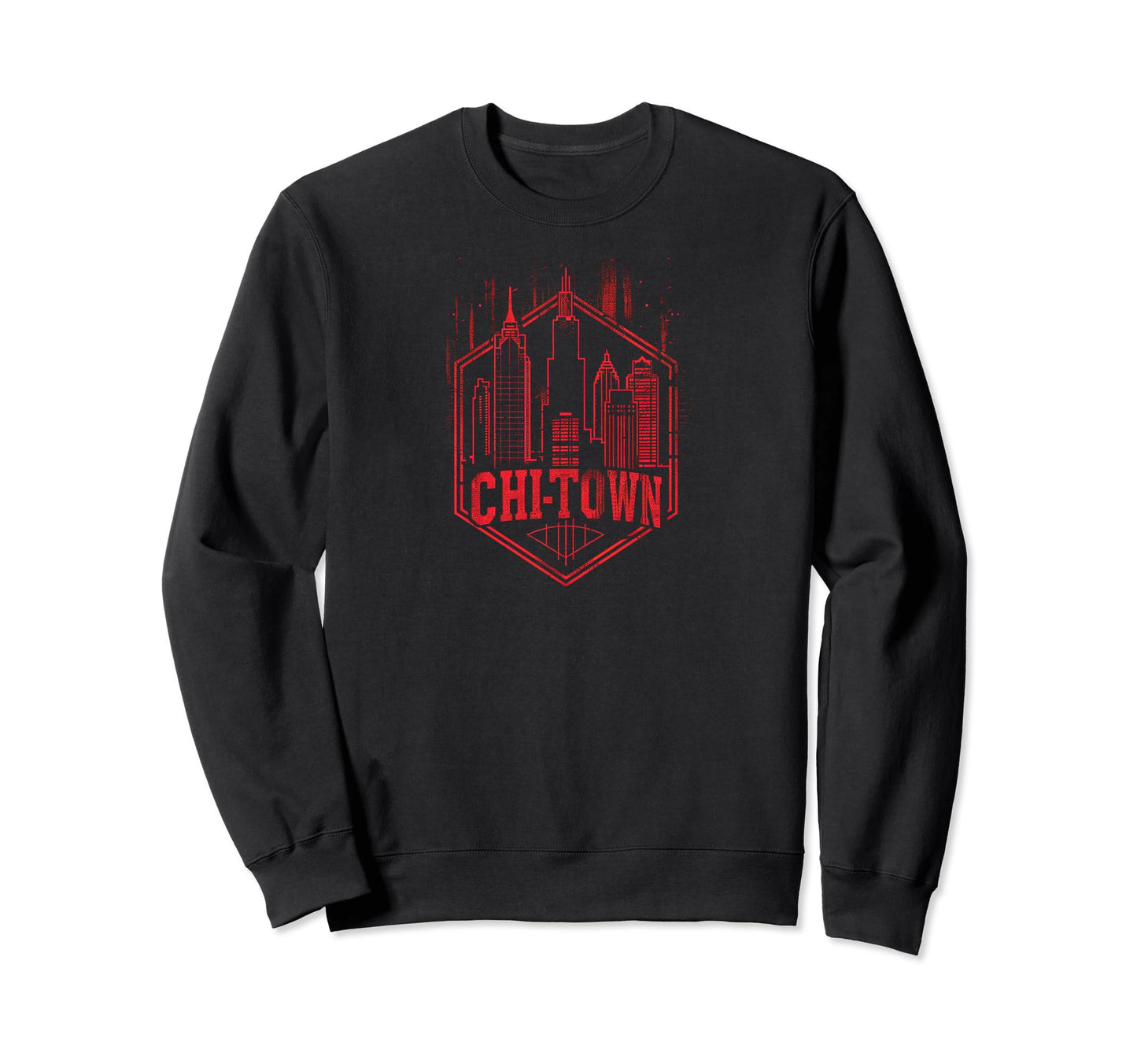 Chitown Grit 90S Grunge Urbandecay Mens Sweatshirt - Novelty Apparel Unisex