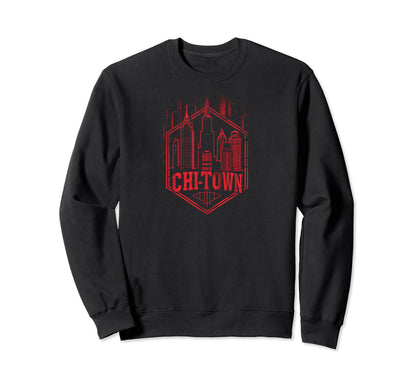 Chitown Grit 90S Grunge Urbandecay Mens Sweatshirt - Novelty Apparel Unisex