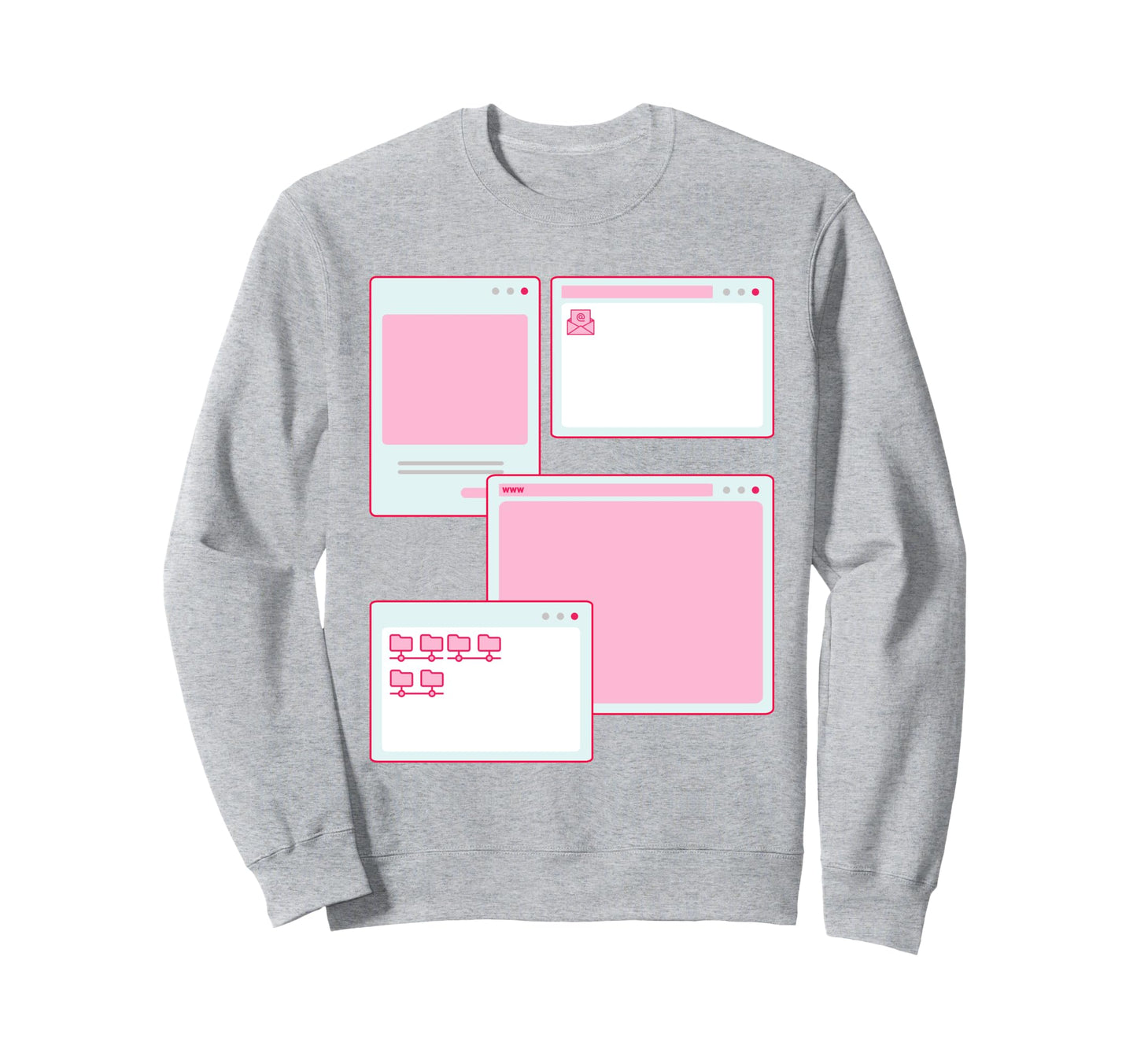 Vaporwave Aesthetic 90S Grunge Kawaii Sweatshirt - Custom Art Print Unisex