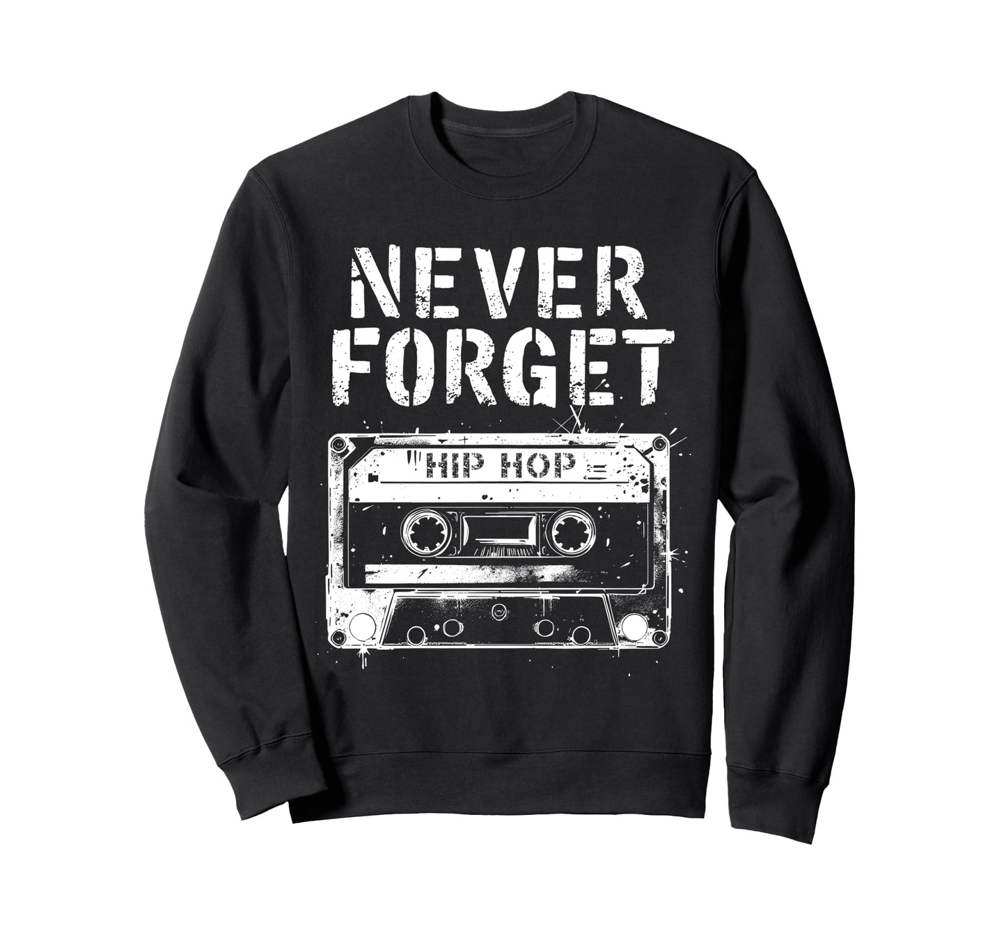 Cassette Tape Hip Hop Music 90S Sweatshirt - Custom Art Print Men Women