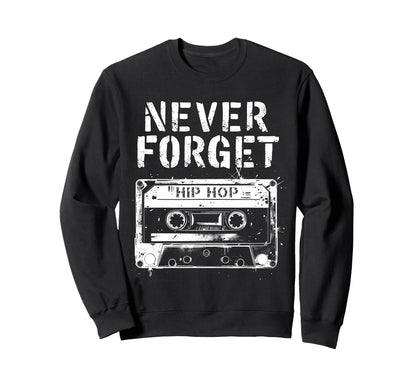 Cassette Tape Hip Hop Music 90S Sweatshirt - Custom Art Print Men Women