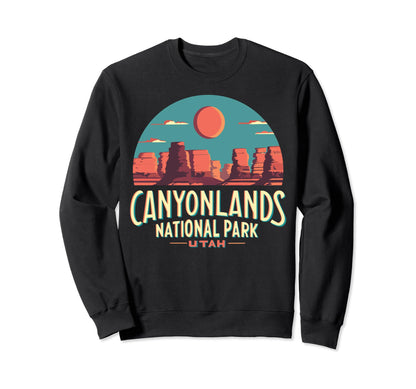 Canyonlands National Park Utah Zion Sweatshirt - Aesthetic Graphic Unisex