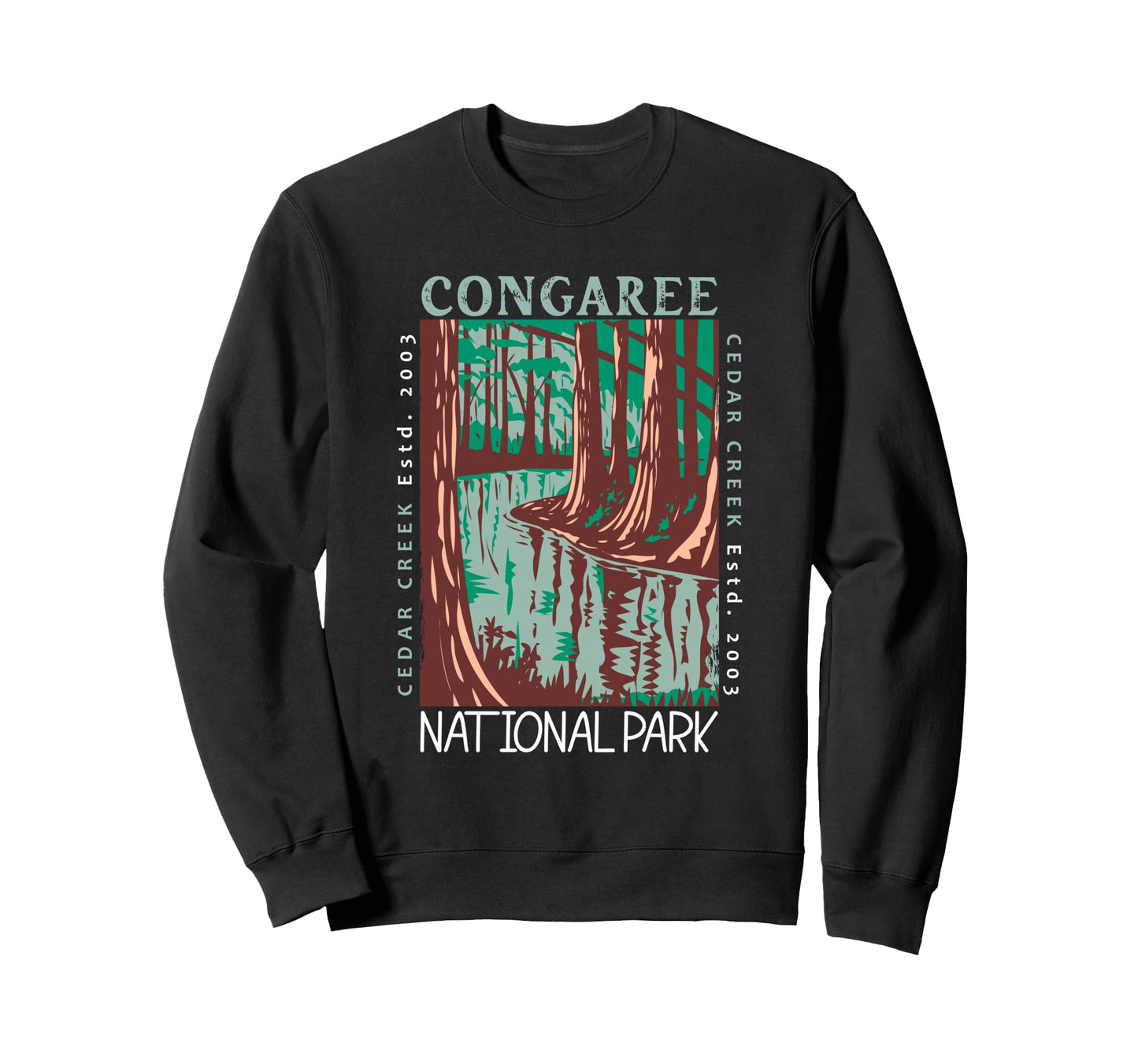 Congaree National Park South Sweatshirt - Streetwear Style for Adults