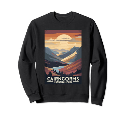 Cairngorms National Park Scotland Uk Sweatshirt - Graphic Print Men Women