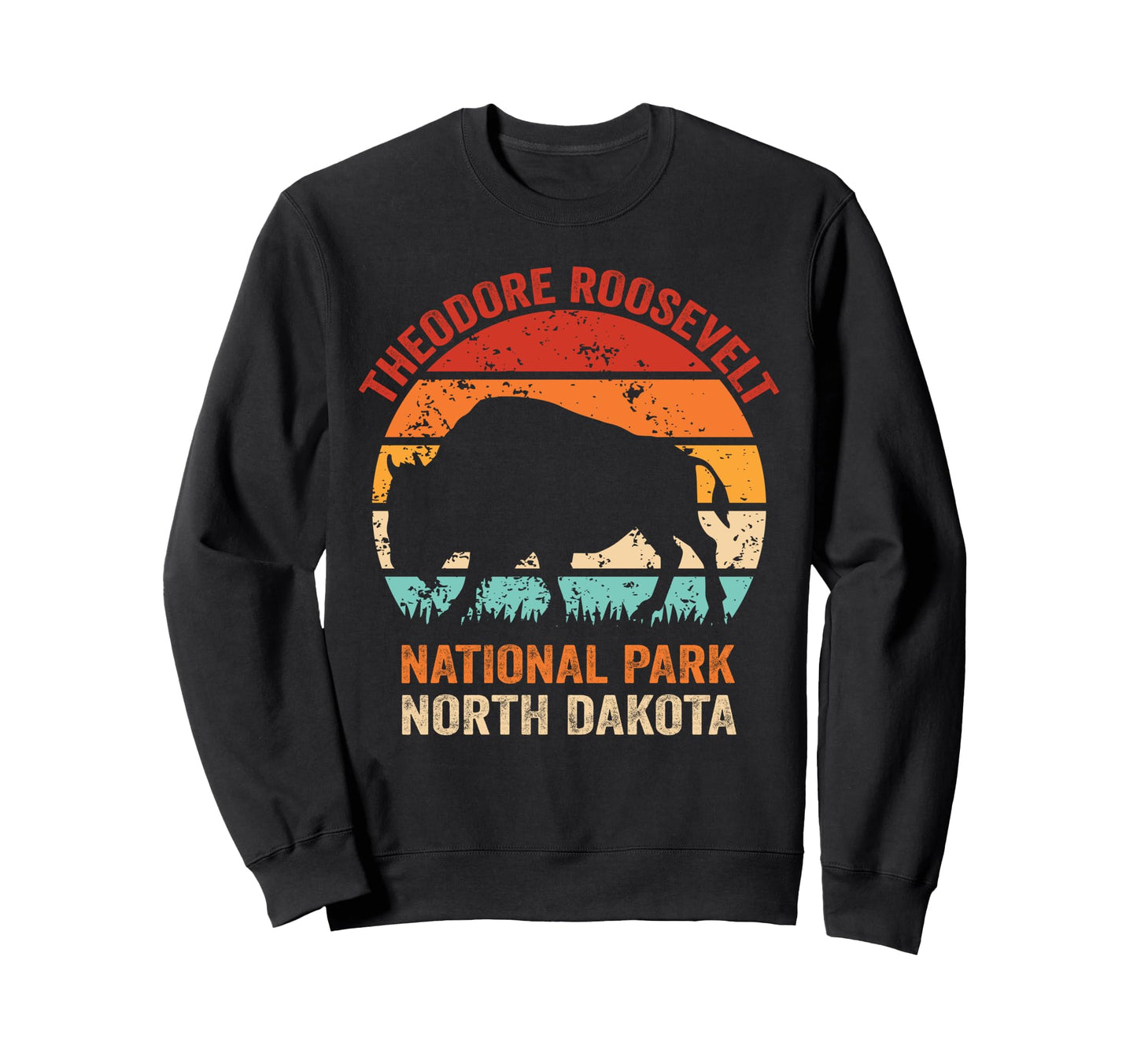 Us Theodore Roosevelt National Park Sweatshirt - Minimalist Print Unisex