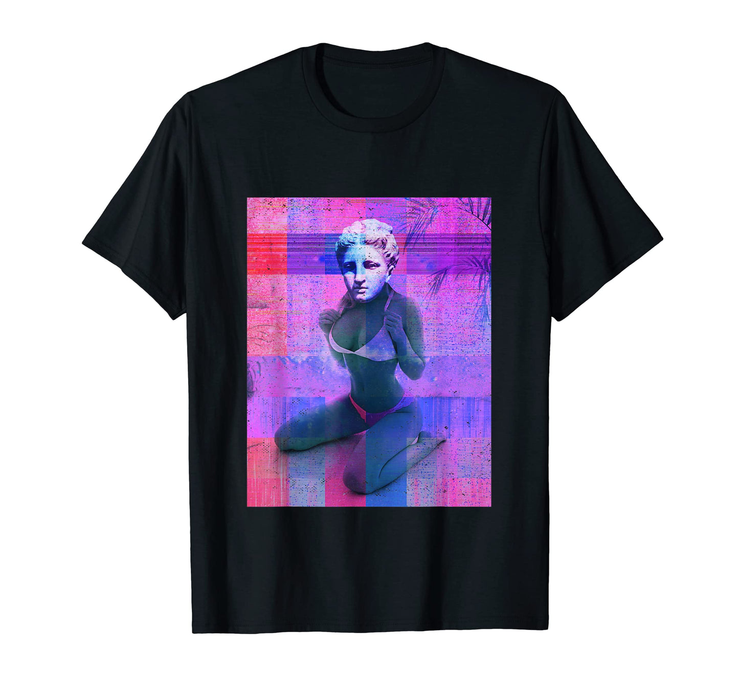 Posing Statue Vaporwave Aesthetic T-Shirt - Minimalist Print Men Women