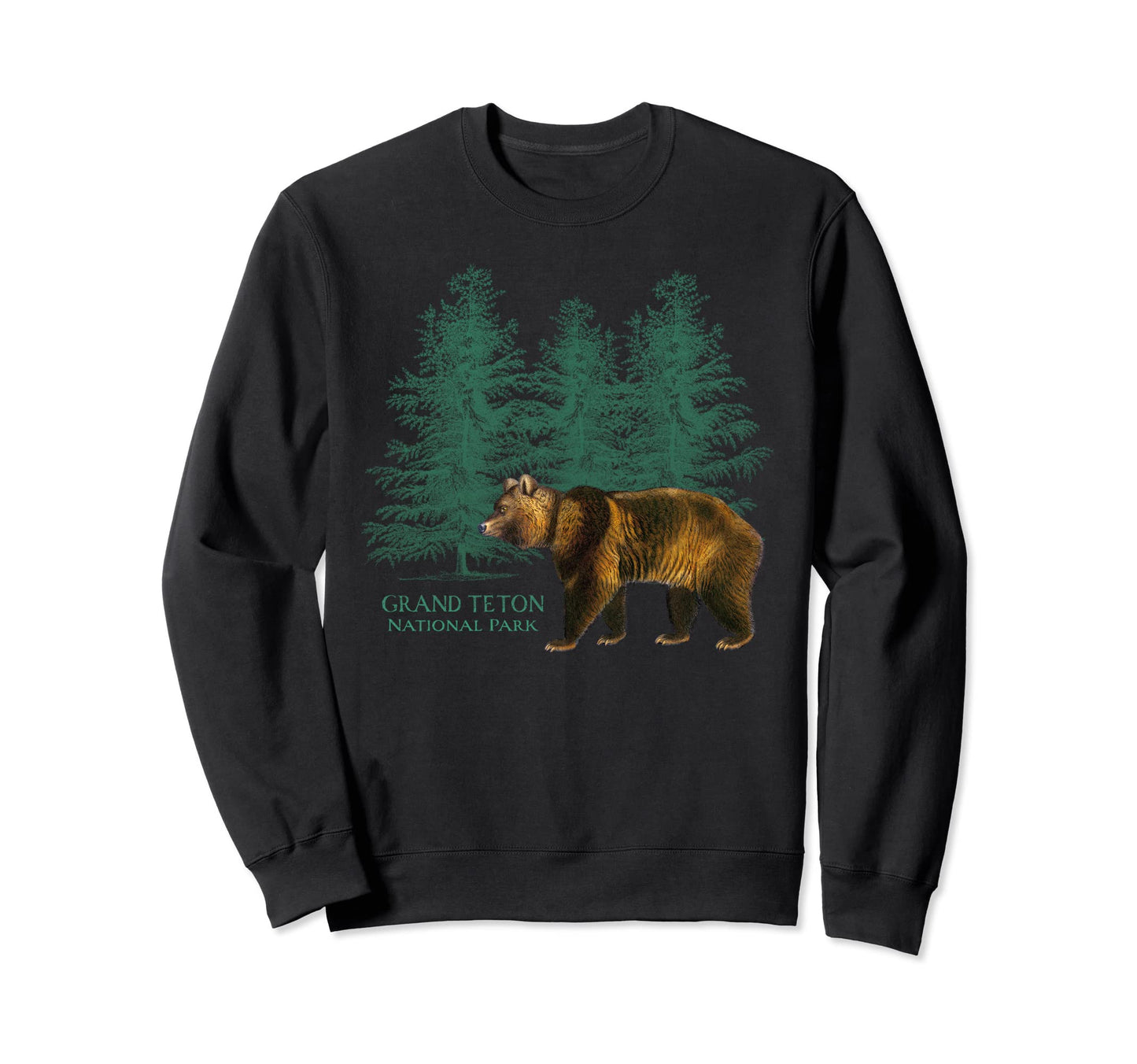 Grand Teton National Park Wyoming Sweatshirt - Streetwear Style Unisex