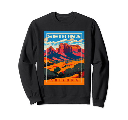 Sedona Arizona Wpa National Sweatshirt - Casual Everyday Wear for Adults