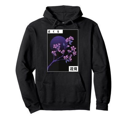 Aesthetic Vaporwave Japanese Pastel Hoodie - Novelty Apparel for Adults