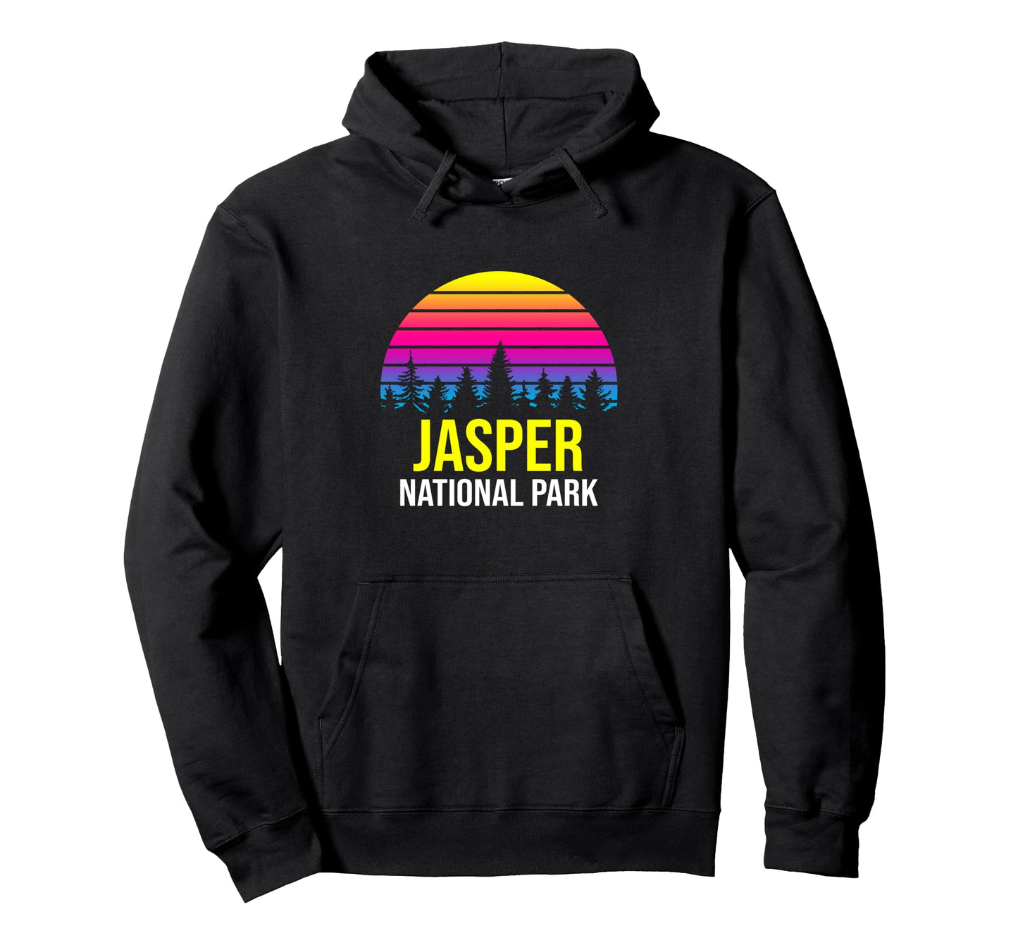Jasper National Park Canada Sunset Hoodie - Unique Graphic for Adults