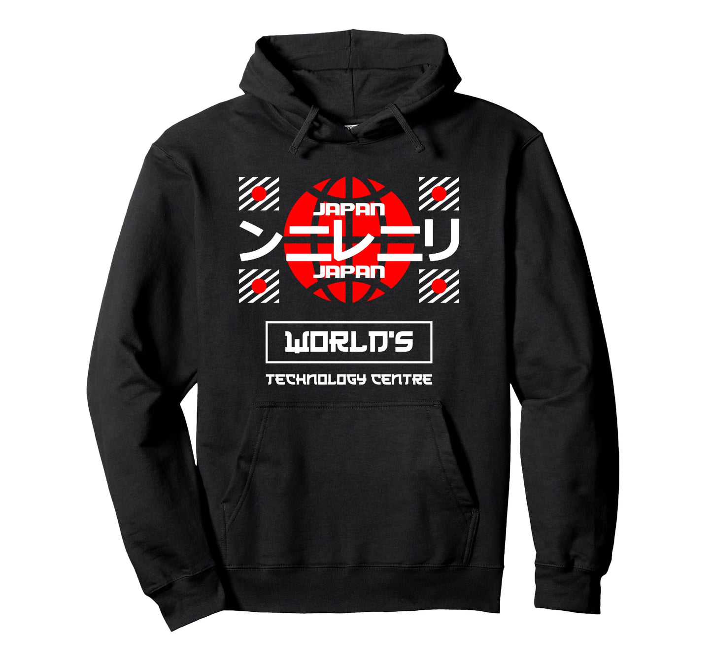 Japan Worlds Tech Japan Anime Aesthetic Hoodie - Fun Novelty Design Unisex