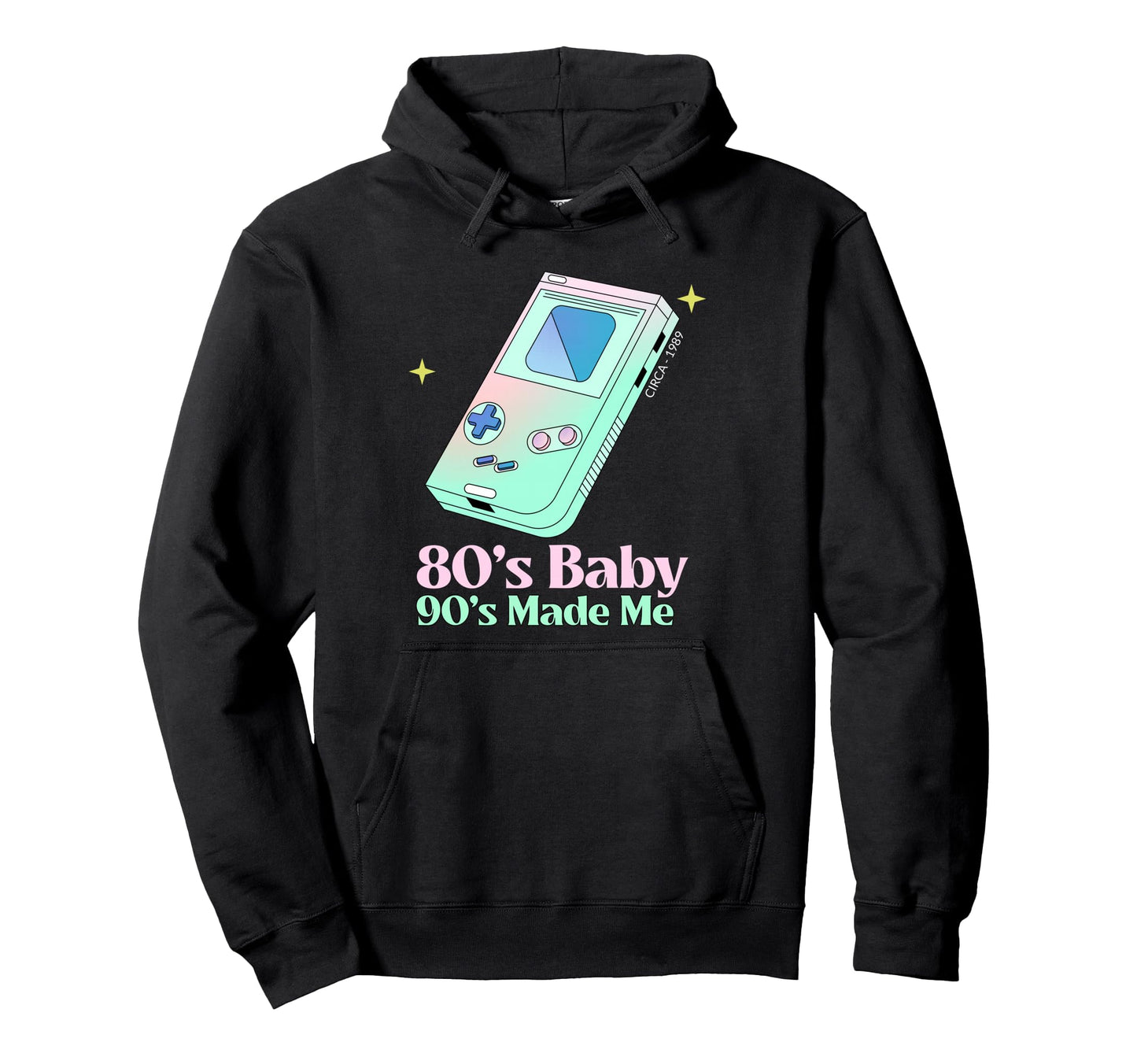 80S 90S Made Me Nostalgia Hoodie - Novelty Apparel Unisex