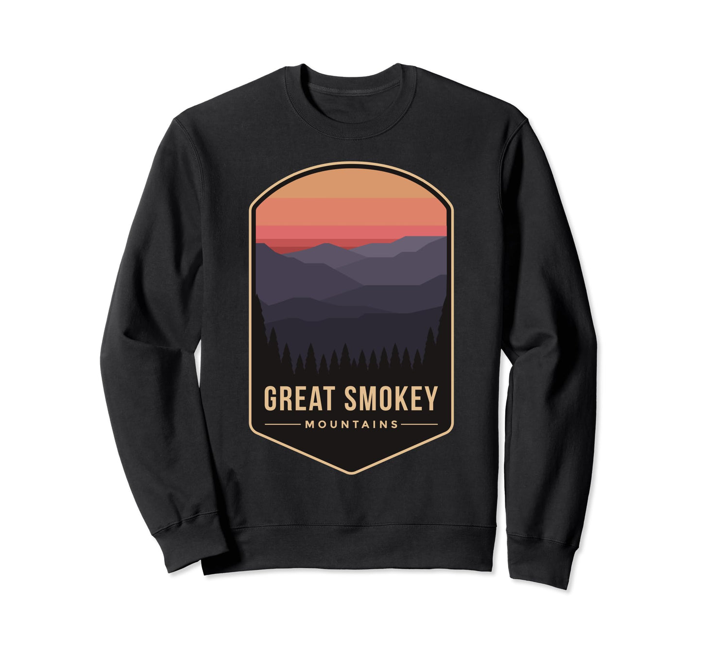 Tennessee Nc 1934 Great Smokey Sweatshirt - Minimalist Print for Adults