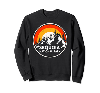 Sequoia National Park Mountain Sweatshirt - Unique Graphic for Adults