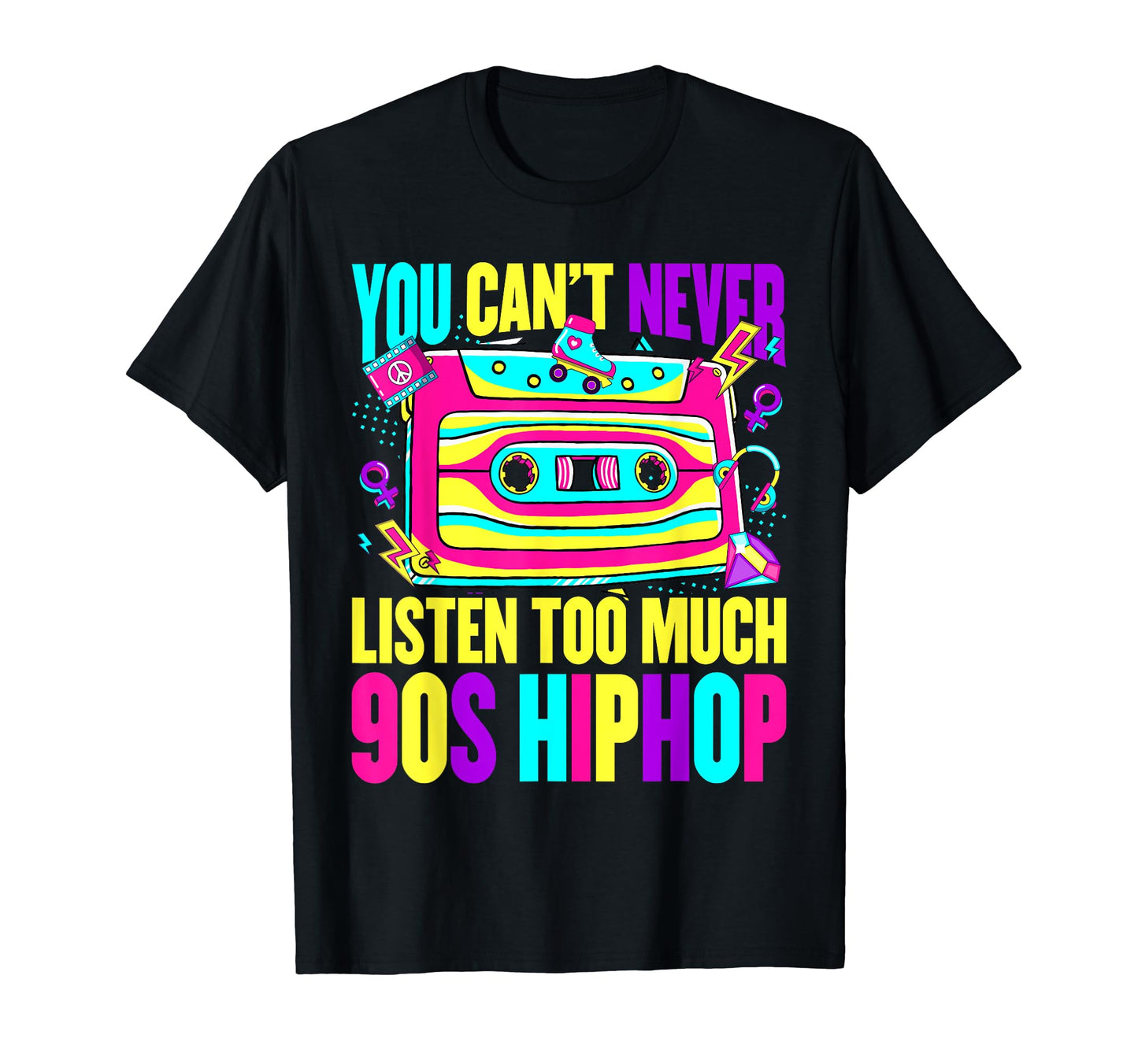 90S Hip Hop Gangster Rap T-Shirt - Casual Everyday Wear Men Women