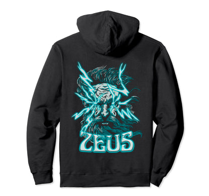 Zeus Vaporwave Aesthetic Greek God Hoodie - Minimalist Print Unisex
