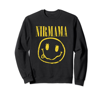 Nirmama Grunge Rock Mom 90S Rocker Sweatshirt - Unique Graphic for Adults