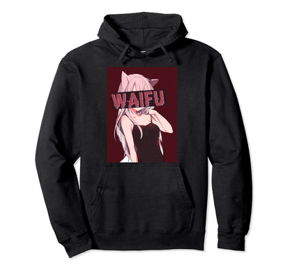 Alt Aesthetic Vaporwave Black Anime Hoodie - Custom Art Print for Adults