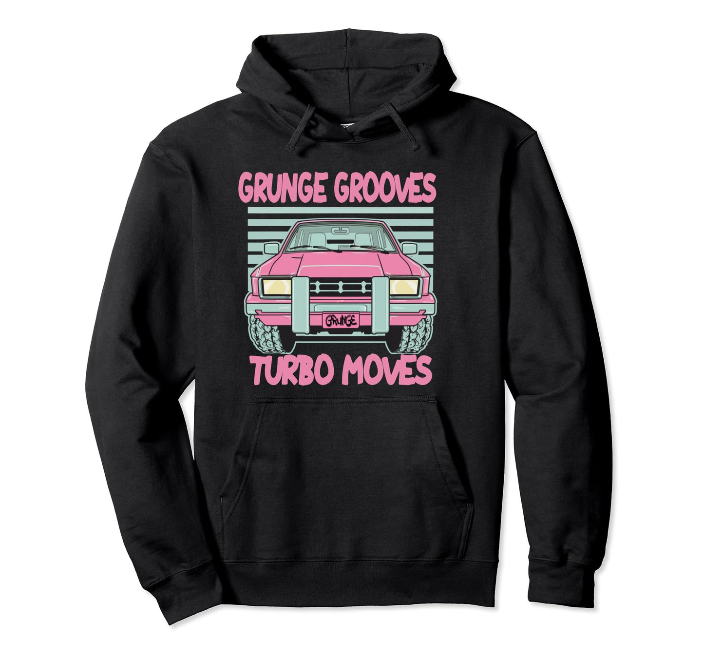1990S Pickup Truck Vibes Grunge Grooves Hoodie - Graphic Print Men Women
