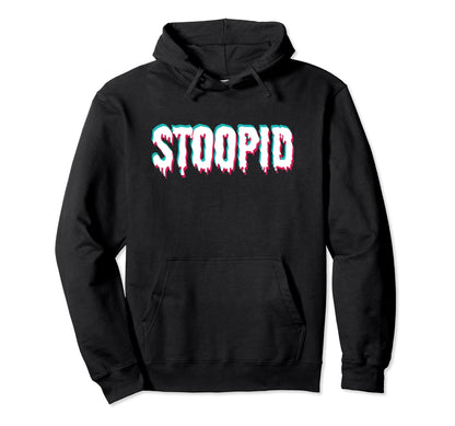 Stoopid Meme Drippy Aesthetic Hoodie - Aesthetic Graphic Men Women