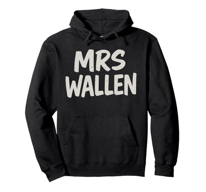 Grunge Funny Minimalist Future Mrs Hoodie - Fun Novelty Design Men Women