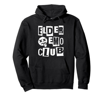 Emo Rock Elder Emo Club Y2K 2000S Ska Pop Hoodie - Streetwear Style Unisex