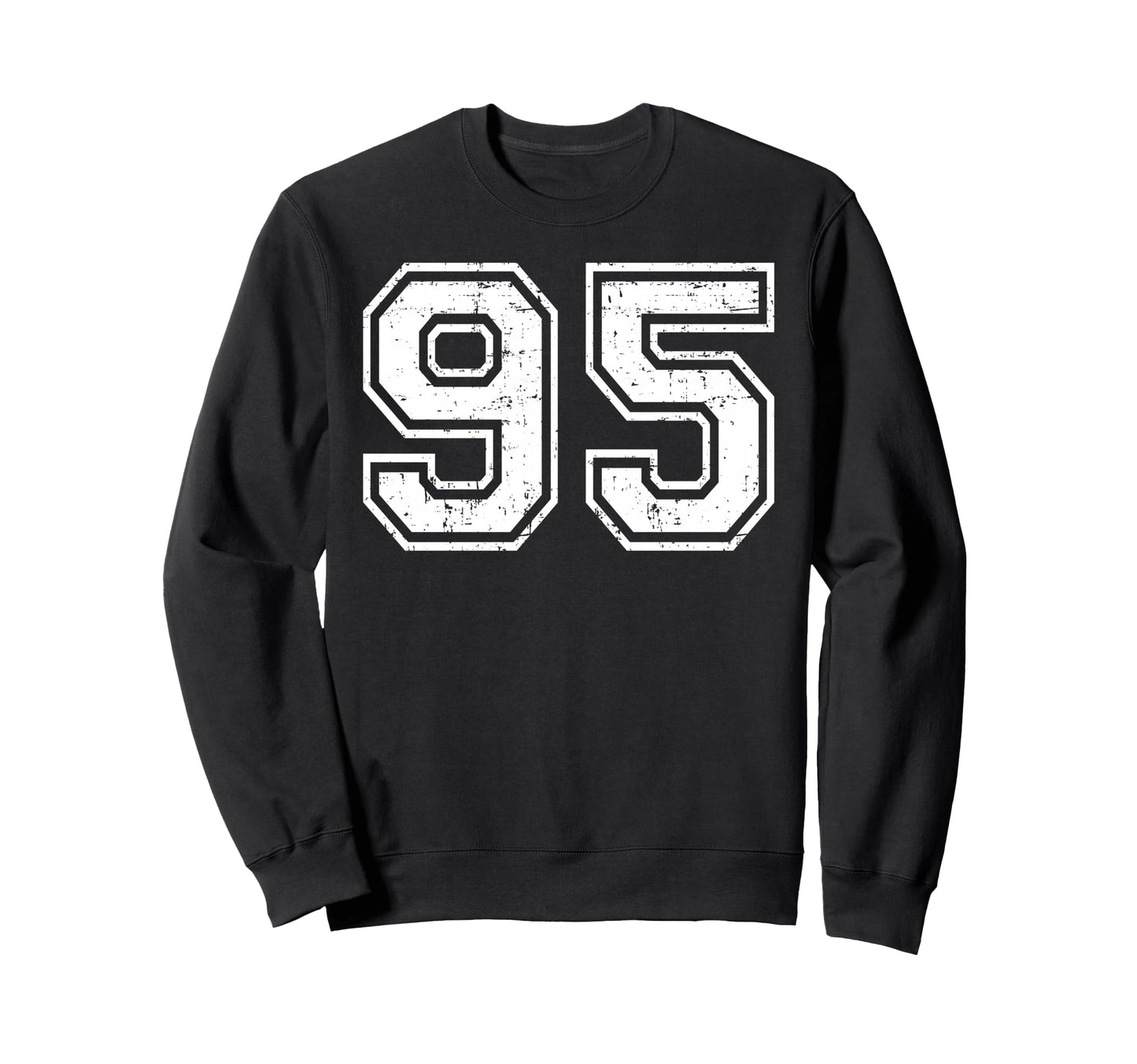 95 Number Ninety Five Team Sports Sweatshirt - Trendy Graphic Unisex