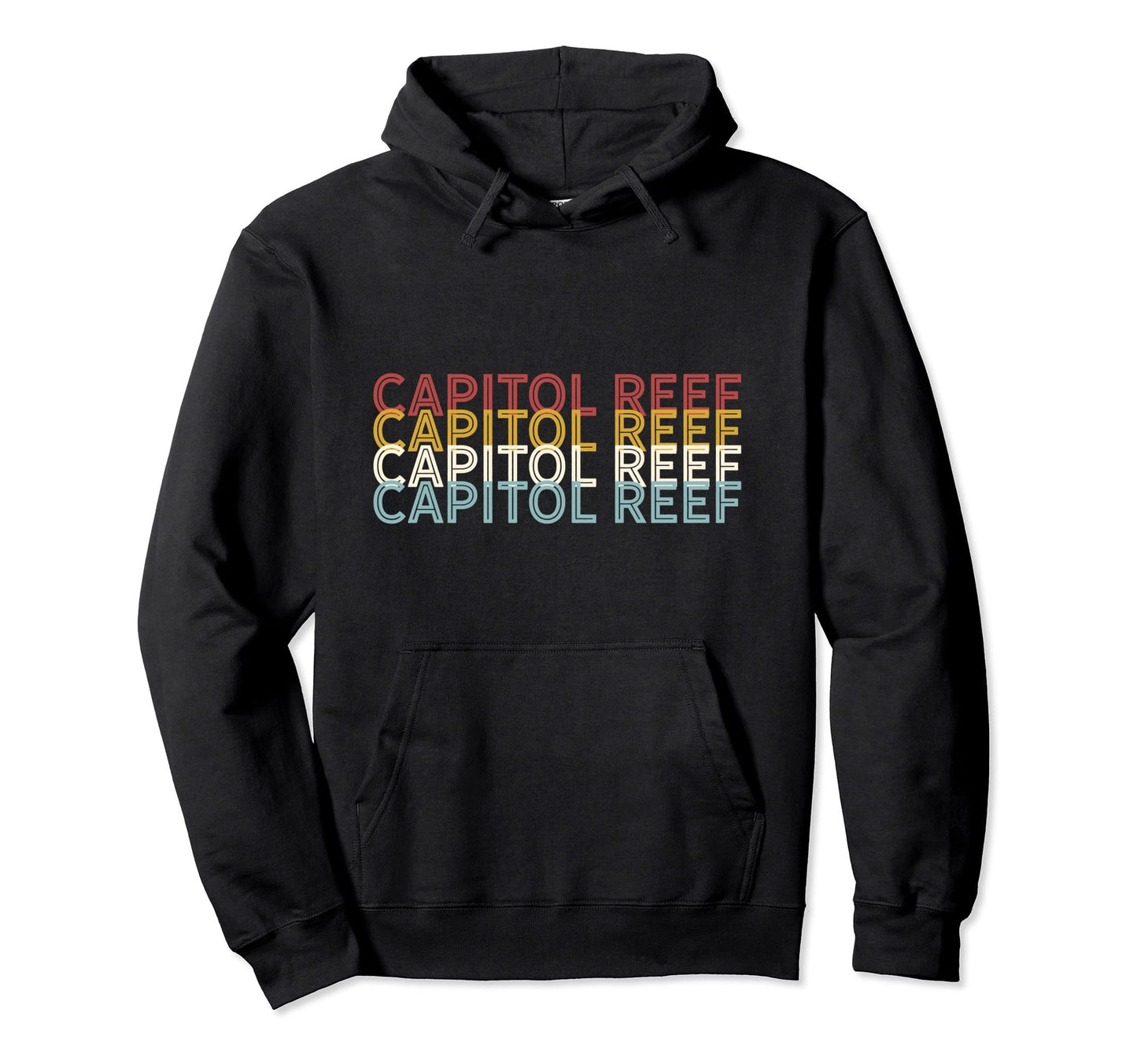 70S Usa Capitol Reef National Park Hoodie - Trendy Graphic for Adults