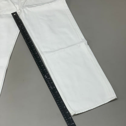 ETICA Tyler High Waist Straight Leg Ankle jeans Vintage White Size 25 EW180114A