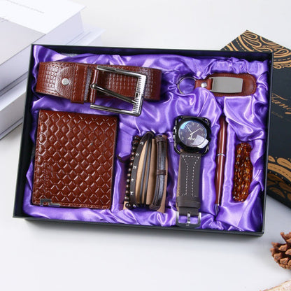 Cross-Border Men's Gift Business Gift Suit Belt Wallet For Boyfriend Valentine's Day Christmas Gift
